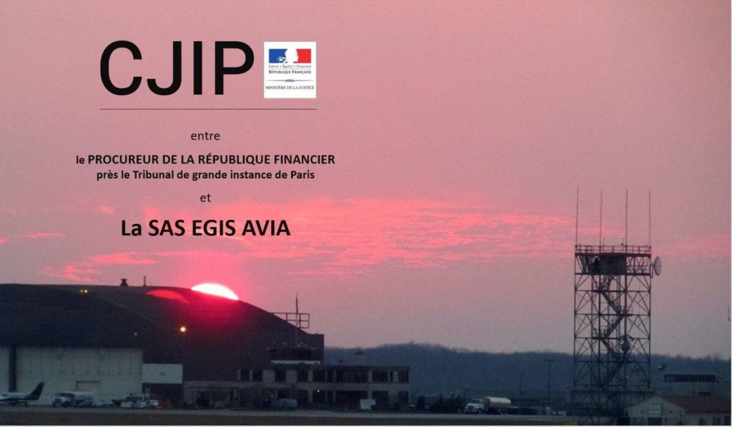 CJIP convention judiciaire d'intérêt public Egis Avia et PNF 14153000230 AFA