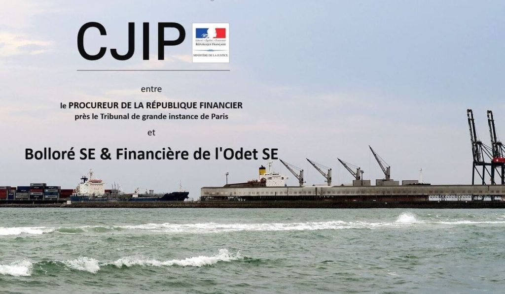 CJIP Convention Judiciaire d'intérêt public sur l'affaire Bolloré SE pour fait de corruption port Lomé au Togo - Agence Française Anticorruption