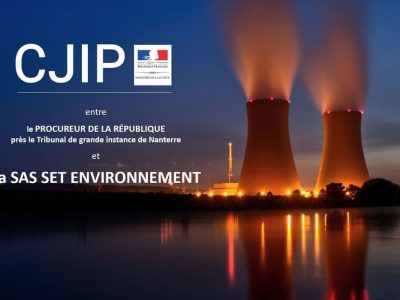 CJIP Convention judiciaire d'interêt public SAS set environnement PNF N° 11245045572 AFA corruption