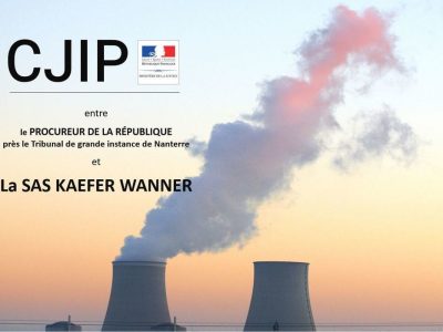 cjip societé kaefer wanner sas corruption EDF PNF convention judiciaire interet public