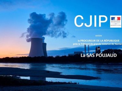 cjip SAS poujaud edf dossier N° 11245045572 faits de corruption d'agent public amende via une convention judiciaire d'intérêt public penale pnf
